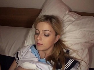 Asya erkekle AMWF Abigaile Johnson ırklararası