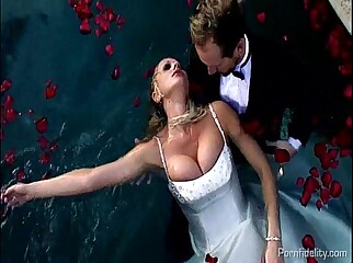 Darkly Distuburbed Bride Saved By Ryans Cock