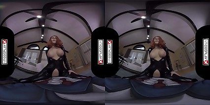 VRCosplayX.com Black Widow Rides Your Cock